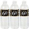 Big Dot of Happiness Adult 60th Birthday - Gold - Birthday Party Water Bottle Sticker Labels - Set of 20